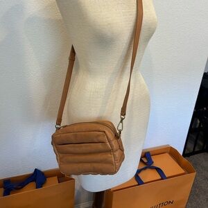 Madewell Tan Leather Crossbody Bag